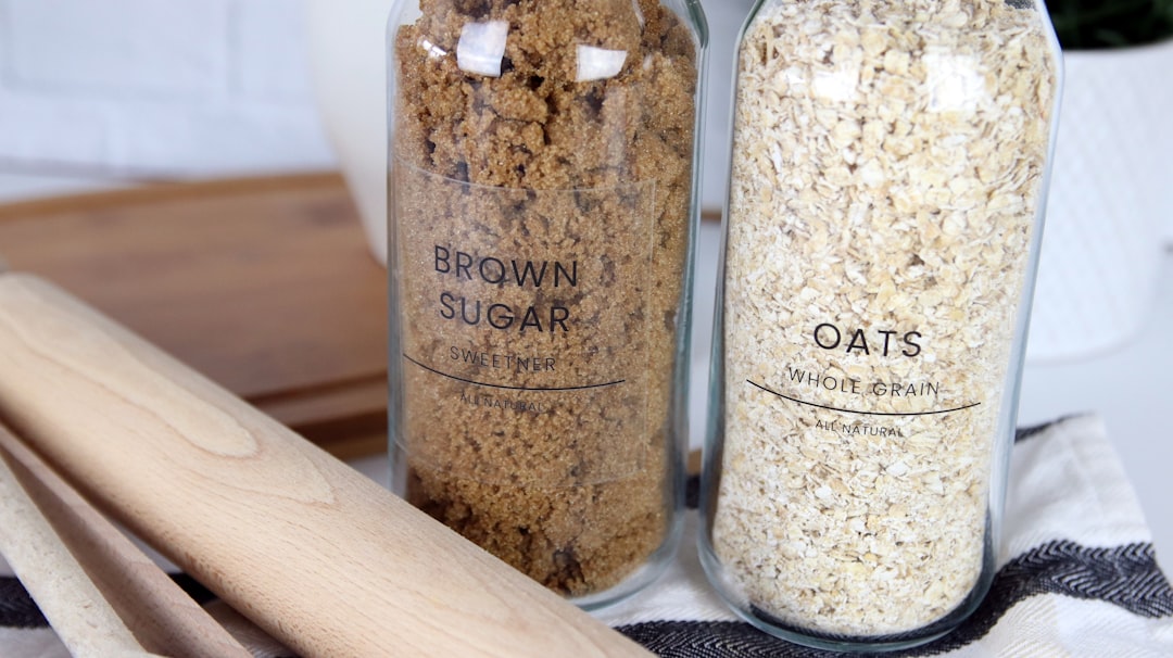 Kitchen pantry organization with neatly arranged storage containers