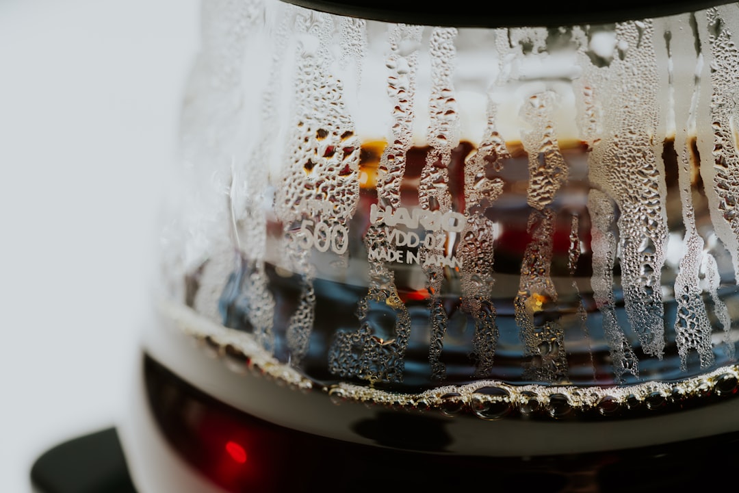 Fresh coffee brewing in drip maker