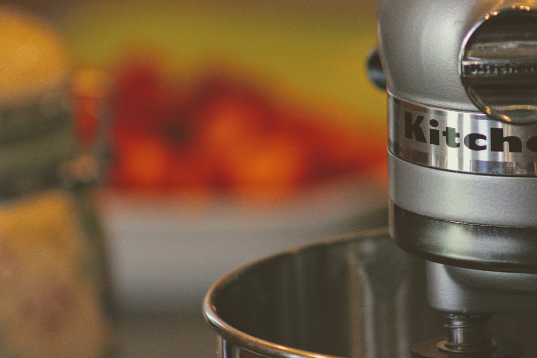 Stand mixer kneading dough