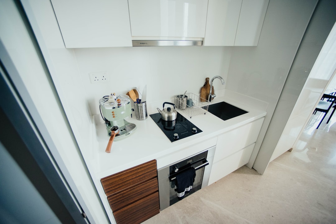 Compact kitchen small appliance counter