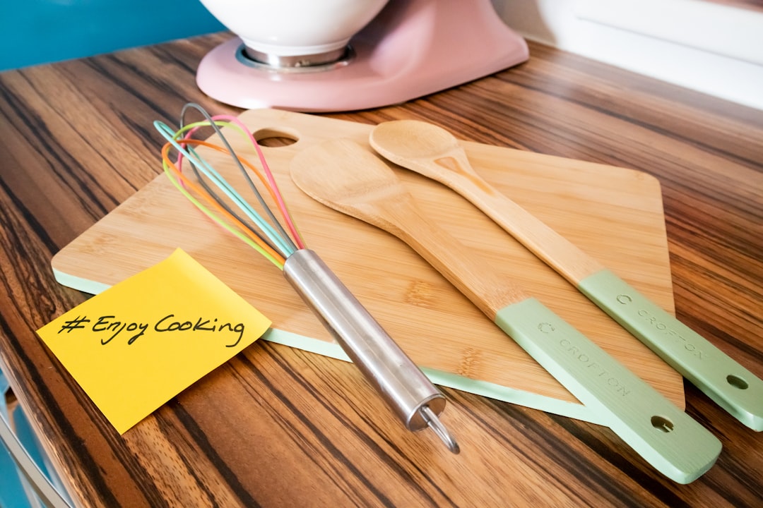 Kitchen utensils wooden silicone cooking tools