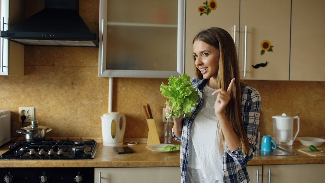 fresh vegetables and ingredients prepared on kitchen counter