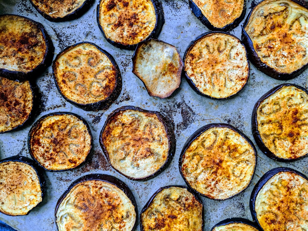 Roasted vegetables on sheet pan