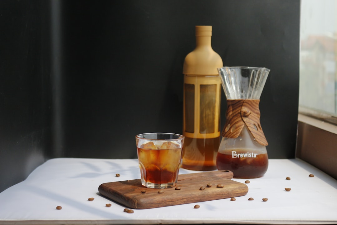 cold brew coffee maker on kitchen counter