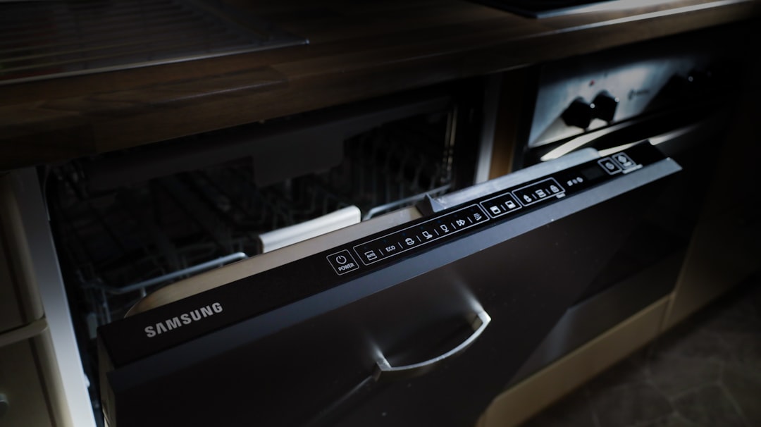 Modern kitchen appliance on countertop