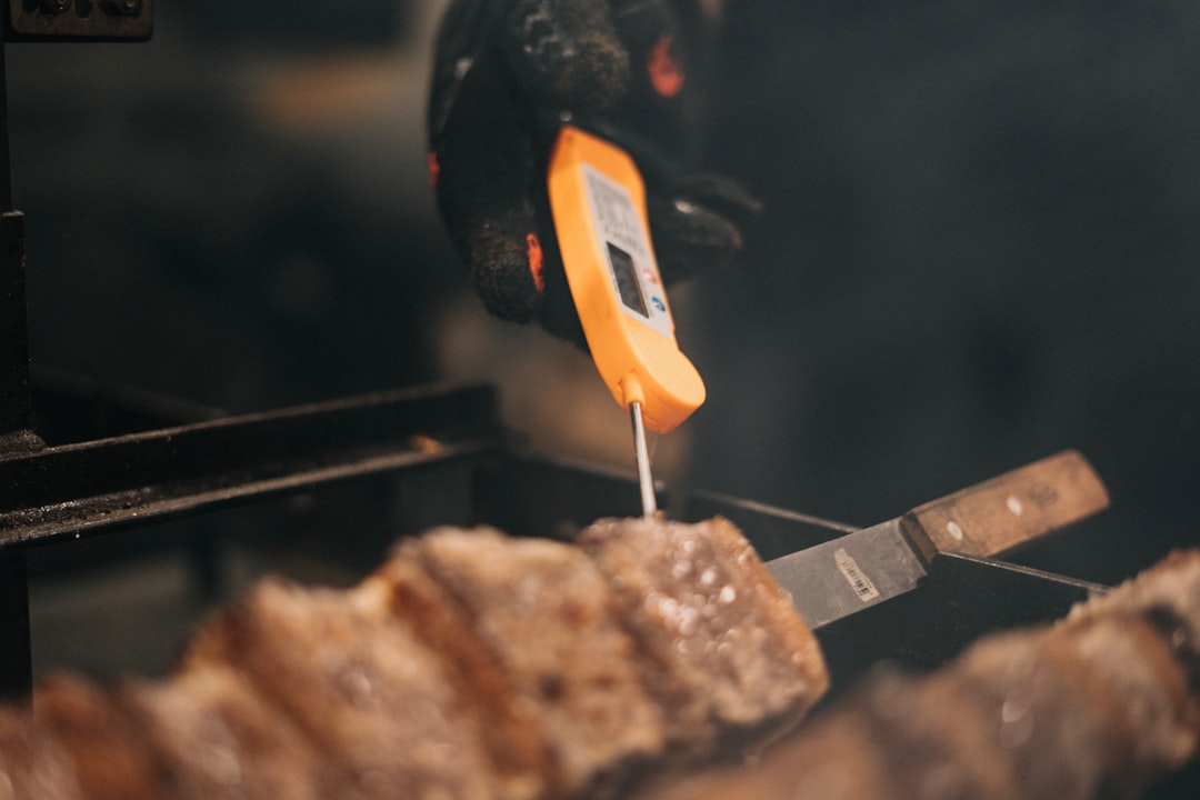 Digital instant read meat thermometer