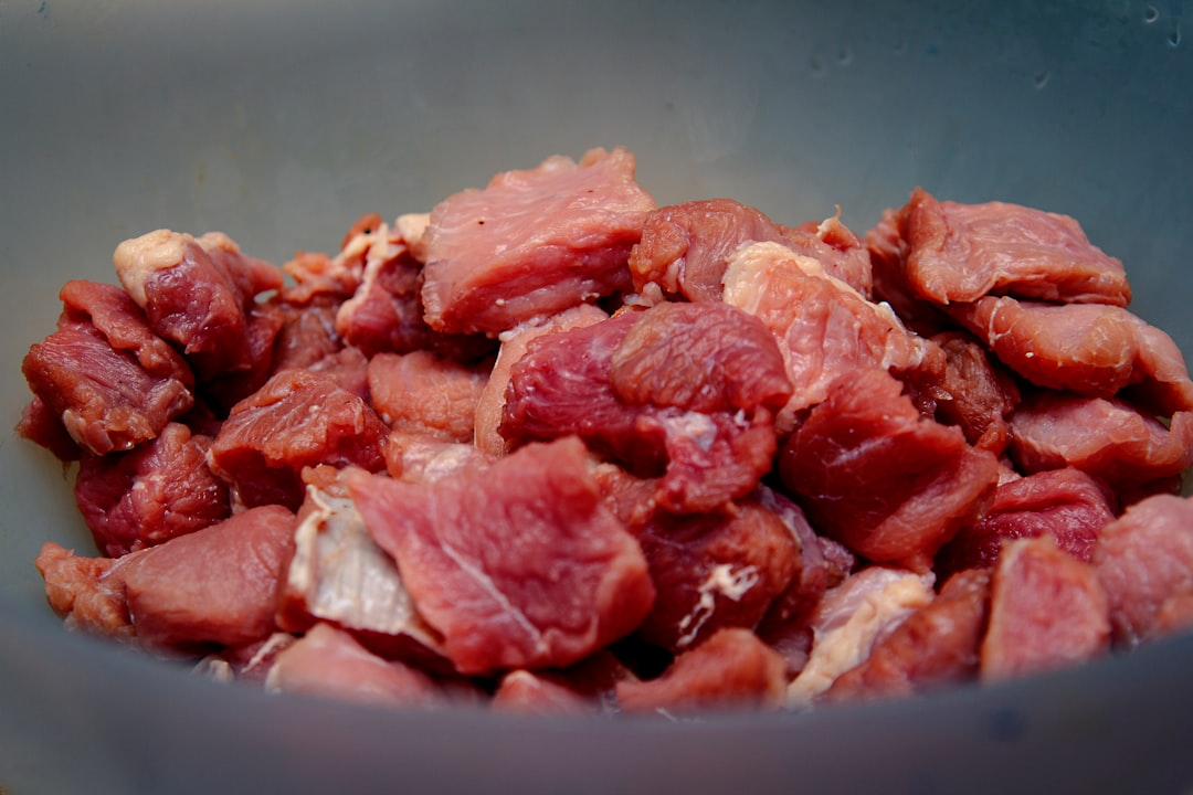 Hearty beef stew braised in Dutch oven