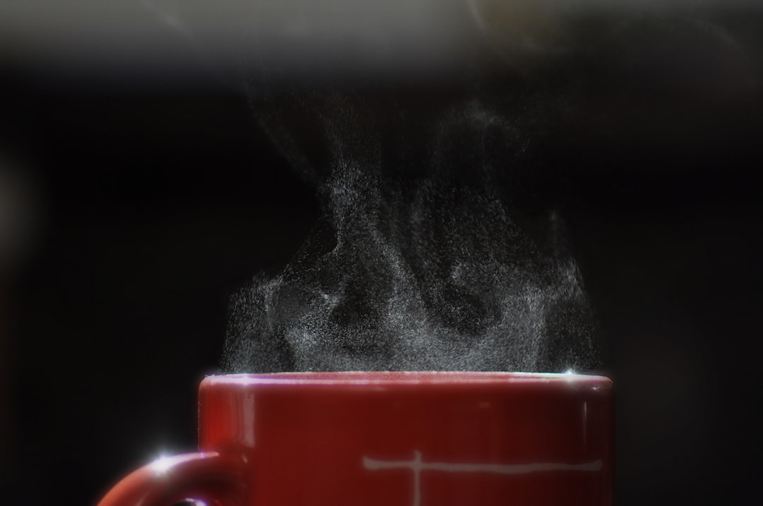 Morning coffee ritual at home