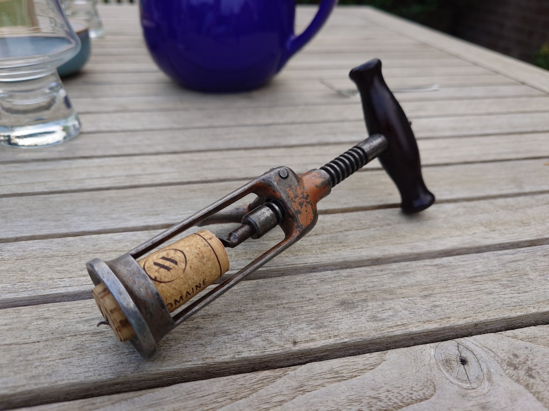 Classic waiter's corkscrew wine opener