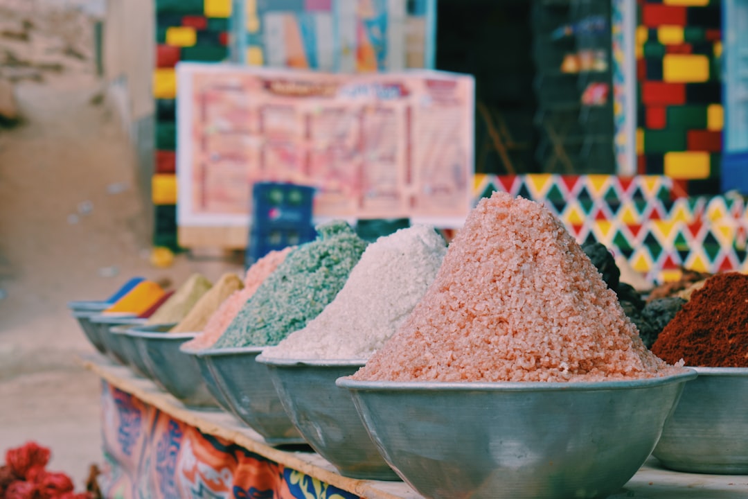 Variety of colorful ice cream flavors
