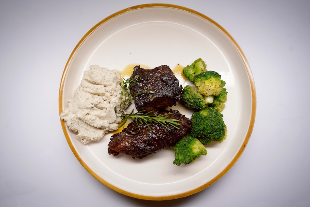 Braised short ribs with rich sauce
