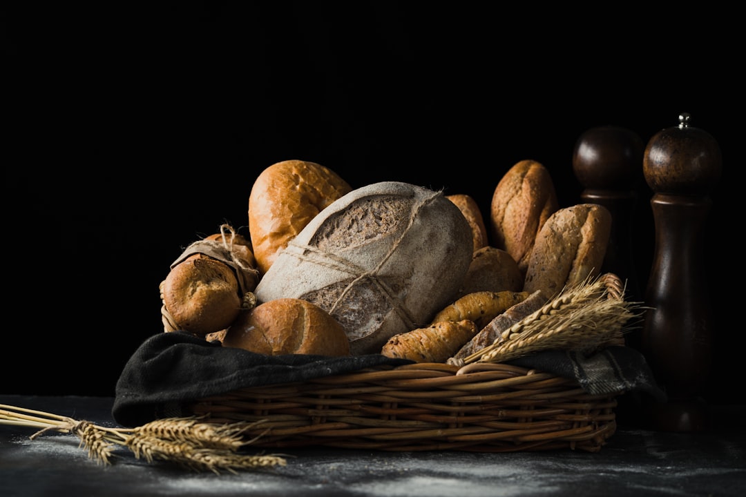 Fresh bread baking in a warm kitchen