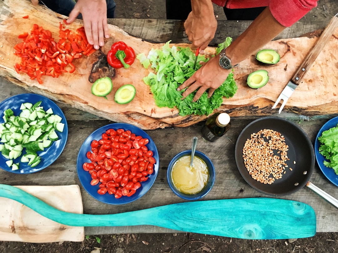 Family enjoying outdoor cooking together in the summer