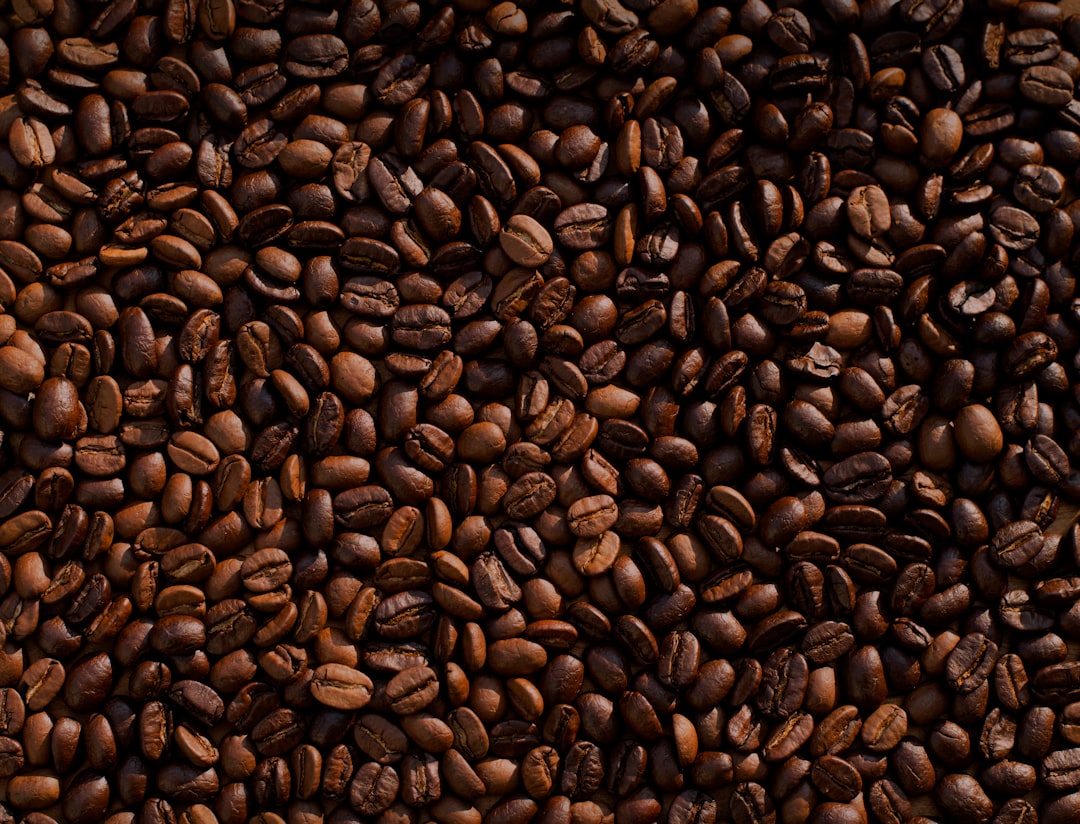 Roasted whole coffee beans