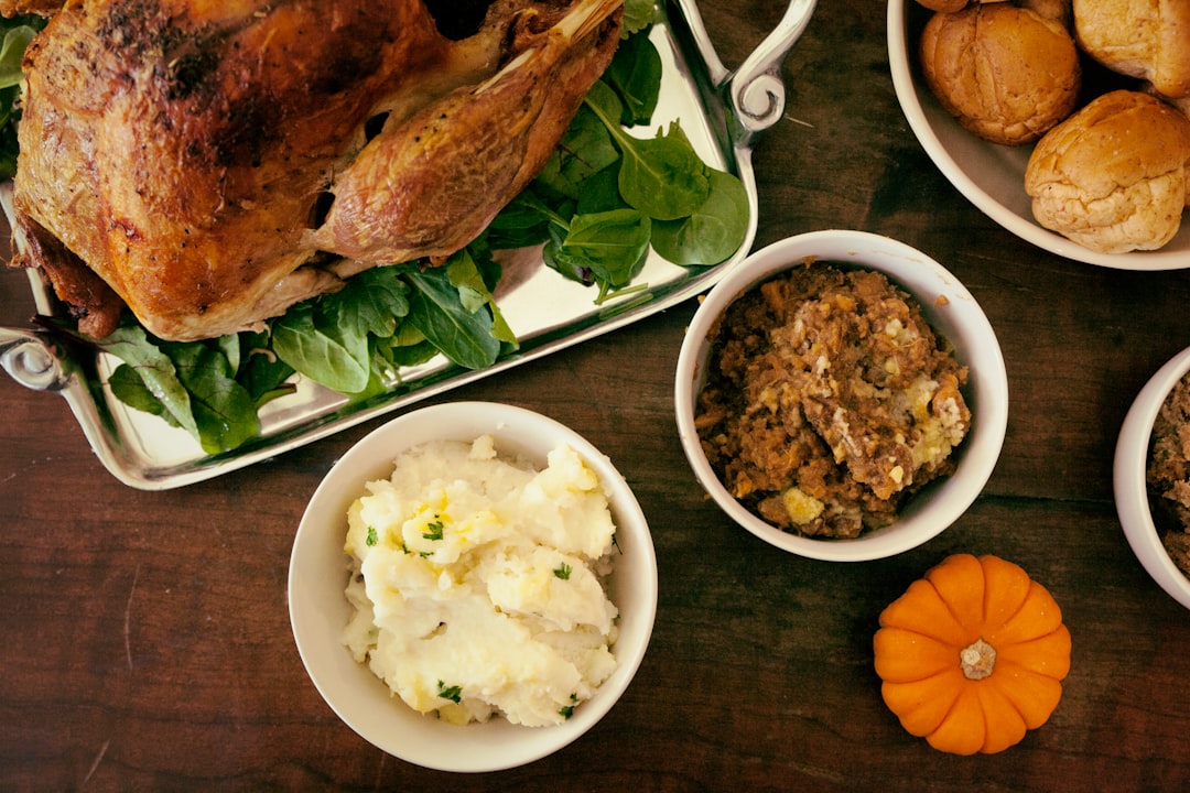 A holiday roast ready to be served, golden and perfectly cooked