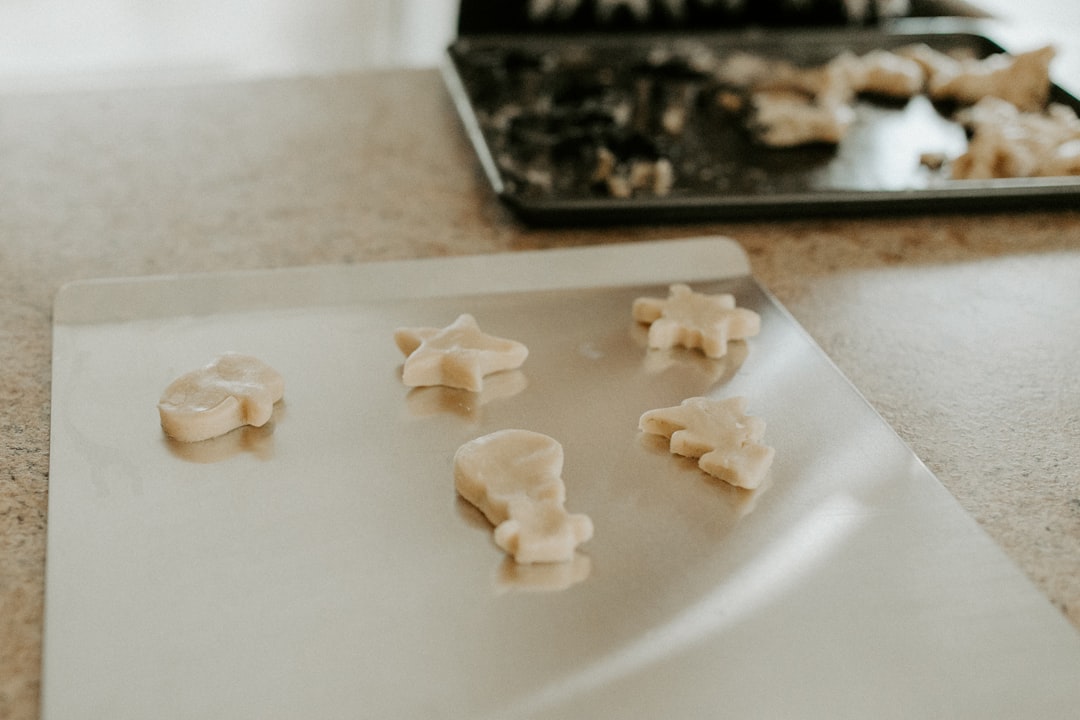 Silicone baking liner on a kitchen counter