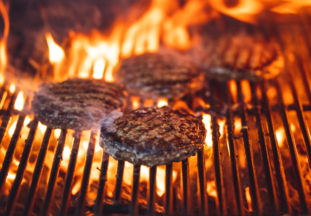 Homemade burger patties ready for grilling