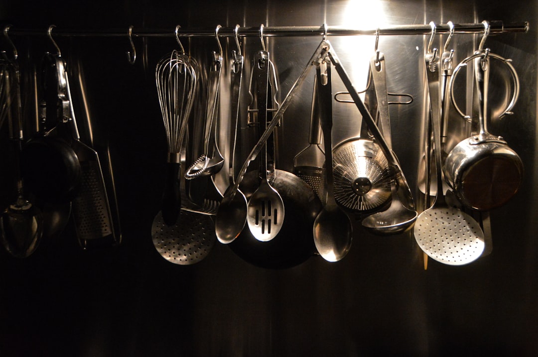 Cabinet door with hooks and hanging storage