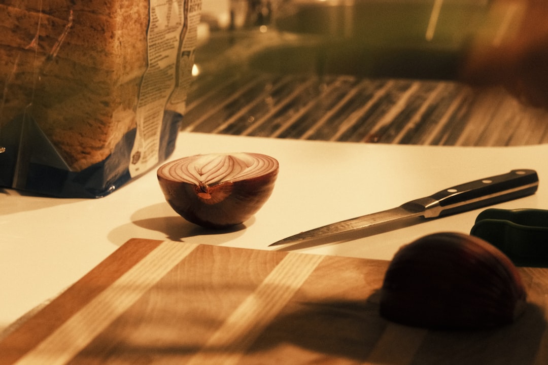 Fresh sourdough bread cooling on a kitchen counter