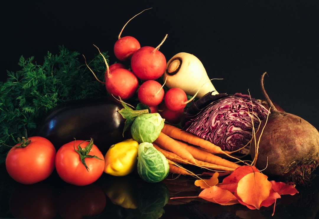 Fresh garden salad with colorful vegetables in a large bowl