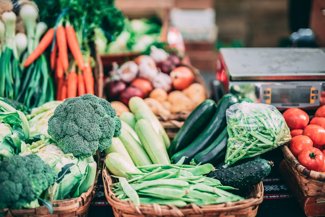 Fresh summer vegetables from the farmers market
