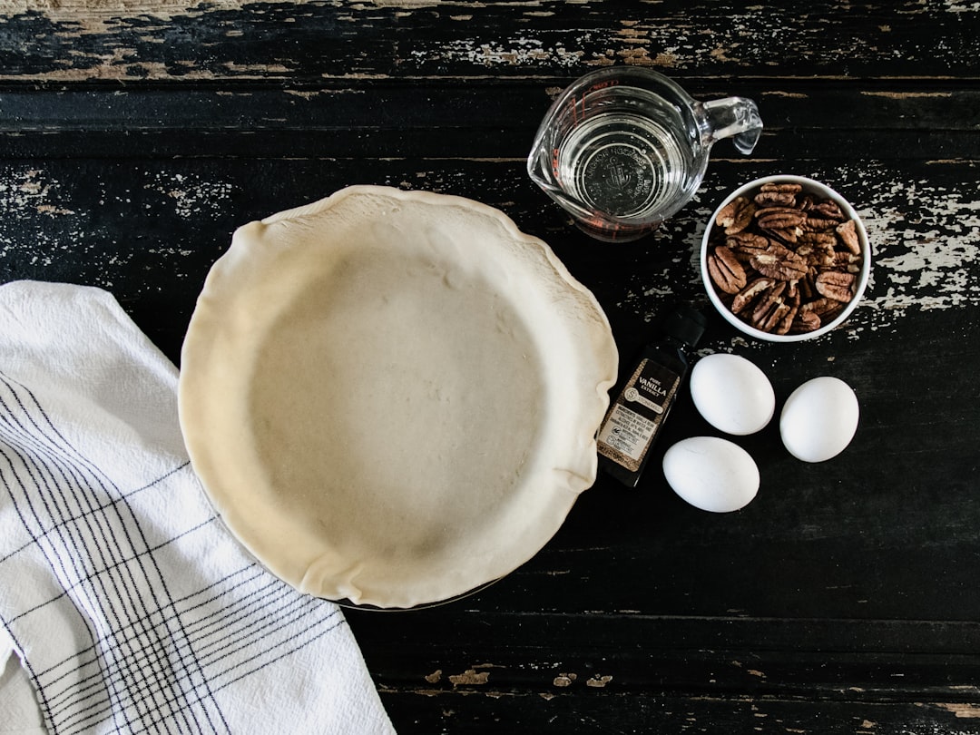 Empty pie crust ready for blind baking
