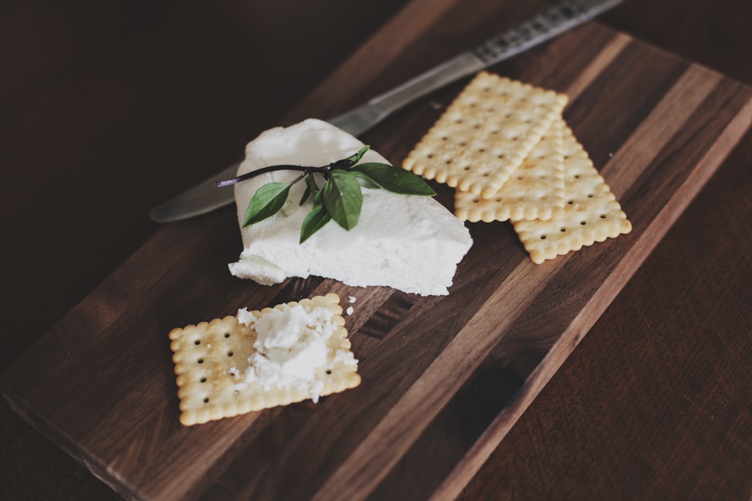 Cheese and crackers portioned for school lunch snacks
