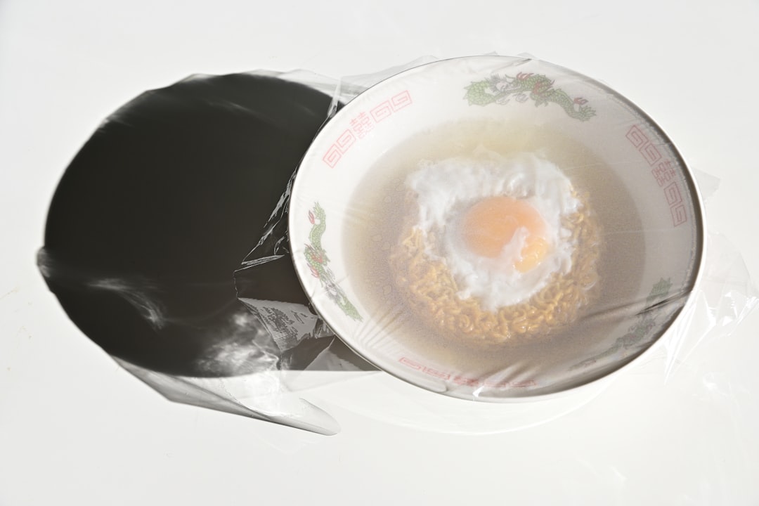 Silicone stretch lids covering bowls of food