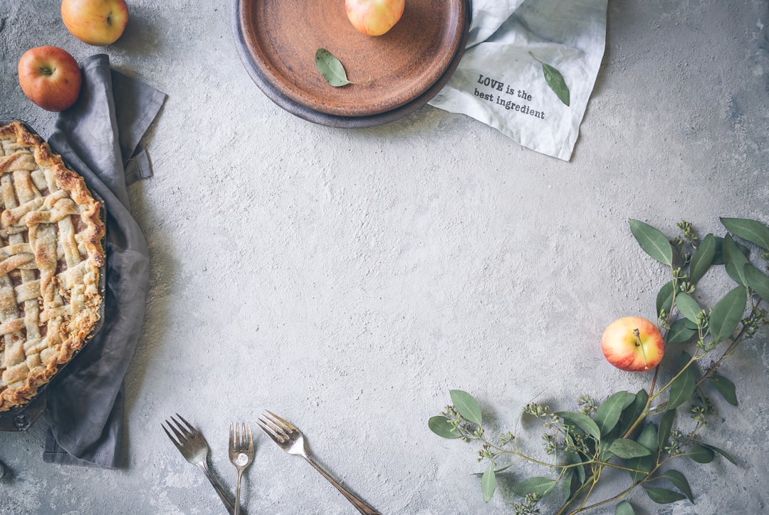 Autumn comfort food dinner table set for family