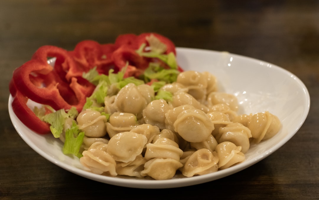 A bowl of tender filled pasta ready for dinner