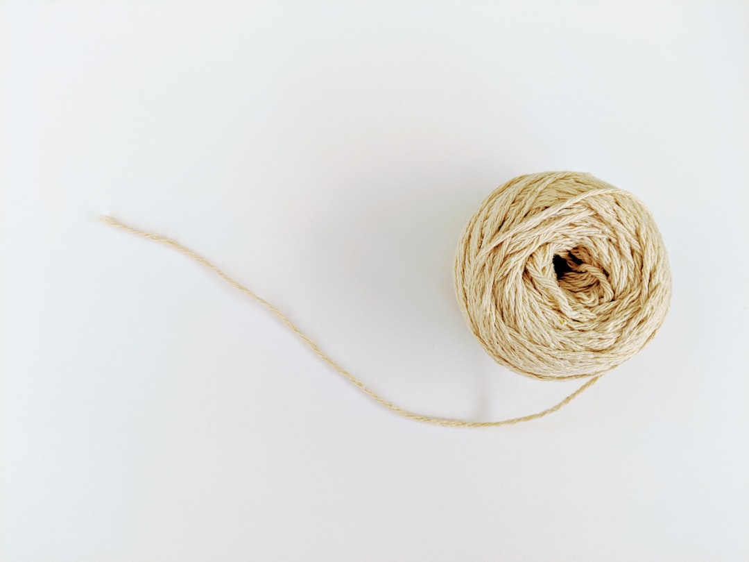Ball of cotton butcher's twine for kitchen use